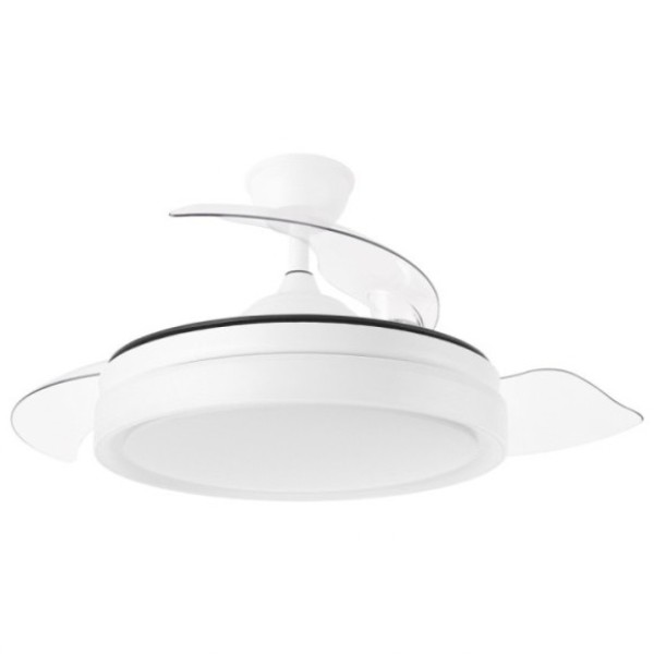 Ventilador de techo blanco